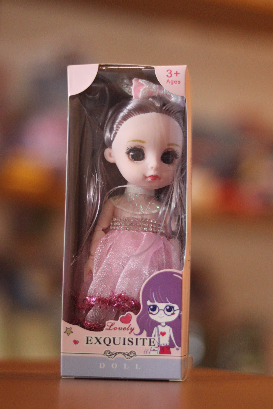 Lovely Exquisite Small Size Girl Doll Toy with Box | Cute & Beautiful for 3+ Age | Onebest