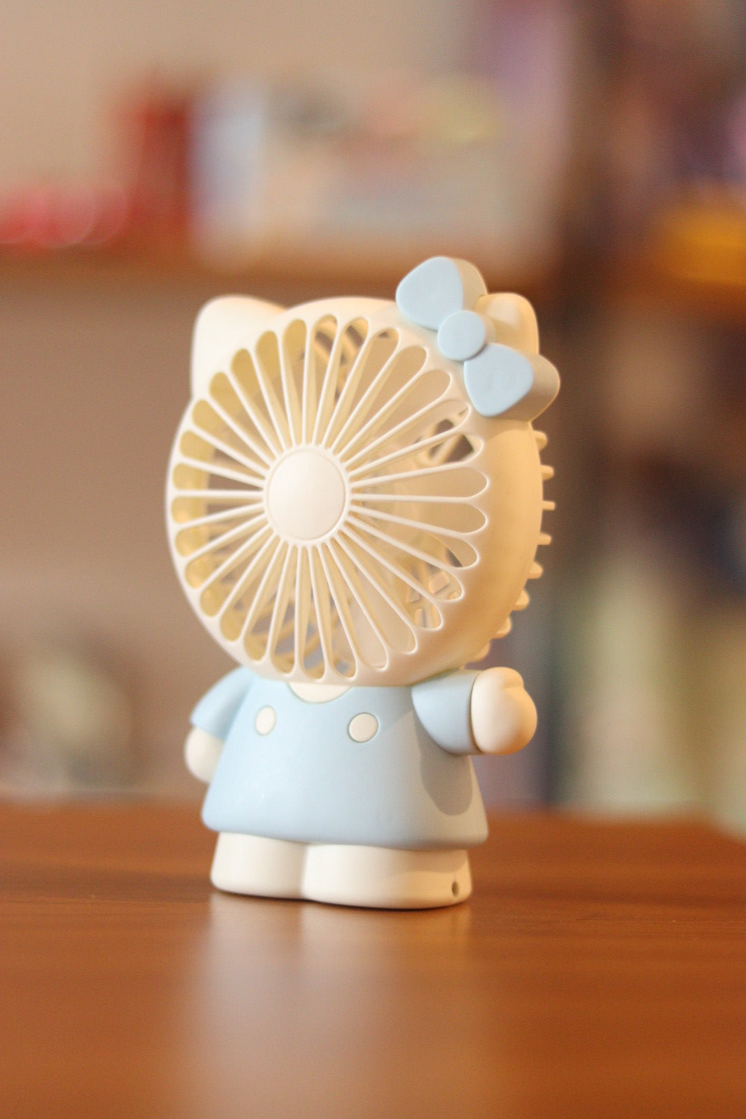 Kitty Shape Portable Handheld Mini Fan - USB/Battery Rechargeable | High-Speed Cooling for Travel, Office & Outdoor Use | Onebest