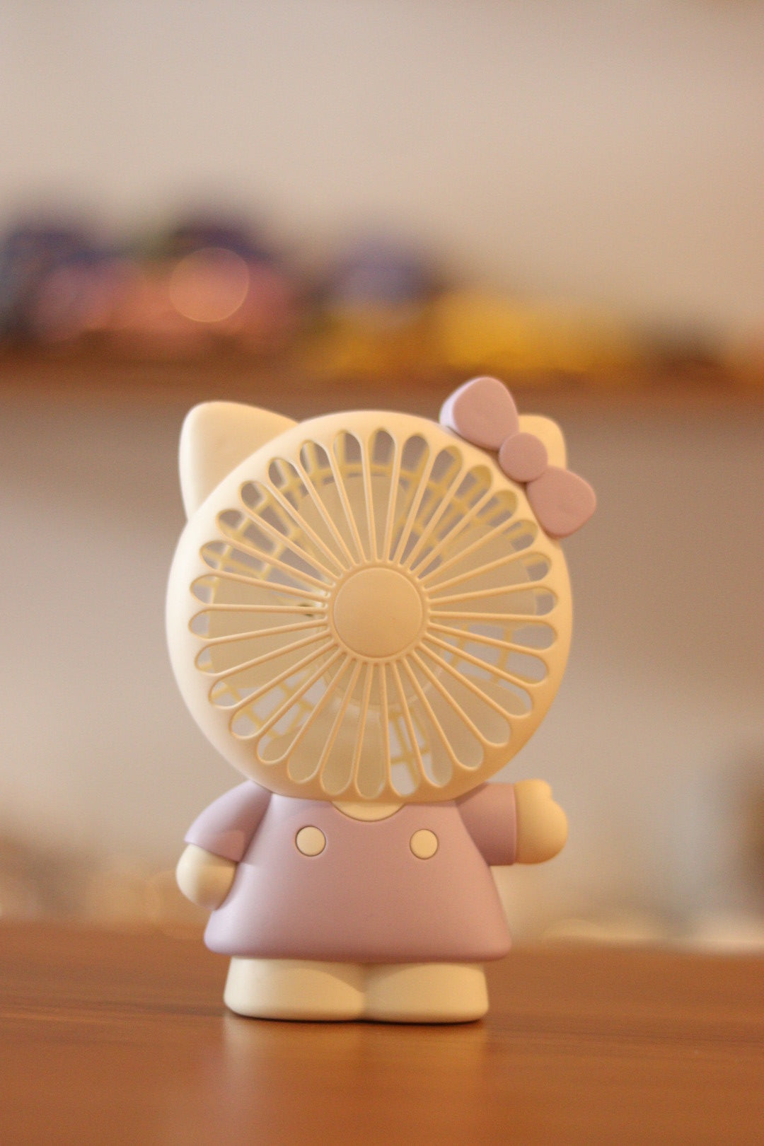 Kitty Shape Portable Handheld Mini Fan - USB/Battery Rechargeable | High-Speed Cooling for Travel, Office & Outdoor Use | Onebest