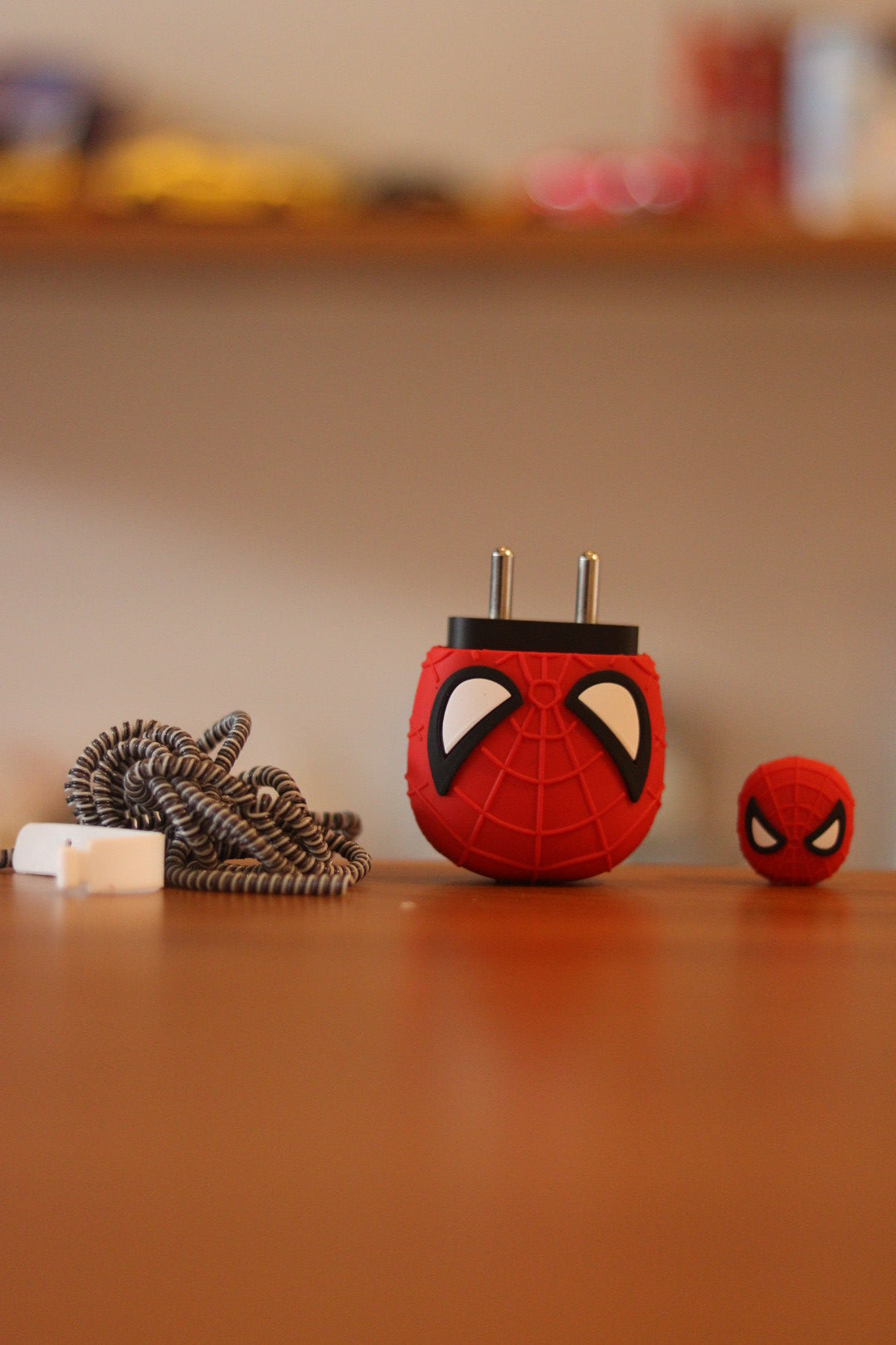 Spiderman 20W iPhone Charger Cover - Superhero Silicone Protective Case for Apple USB-C Adapter | Shockproof & Dust-Proof Cartoon Charger Cover | Onebest