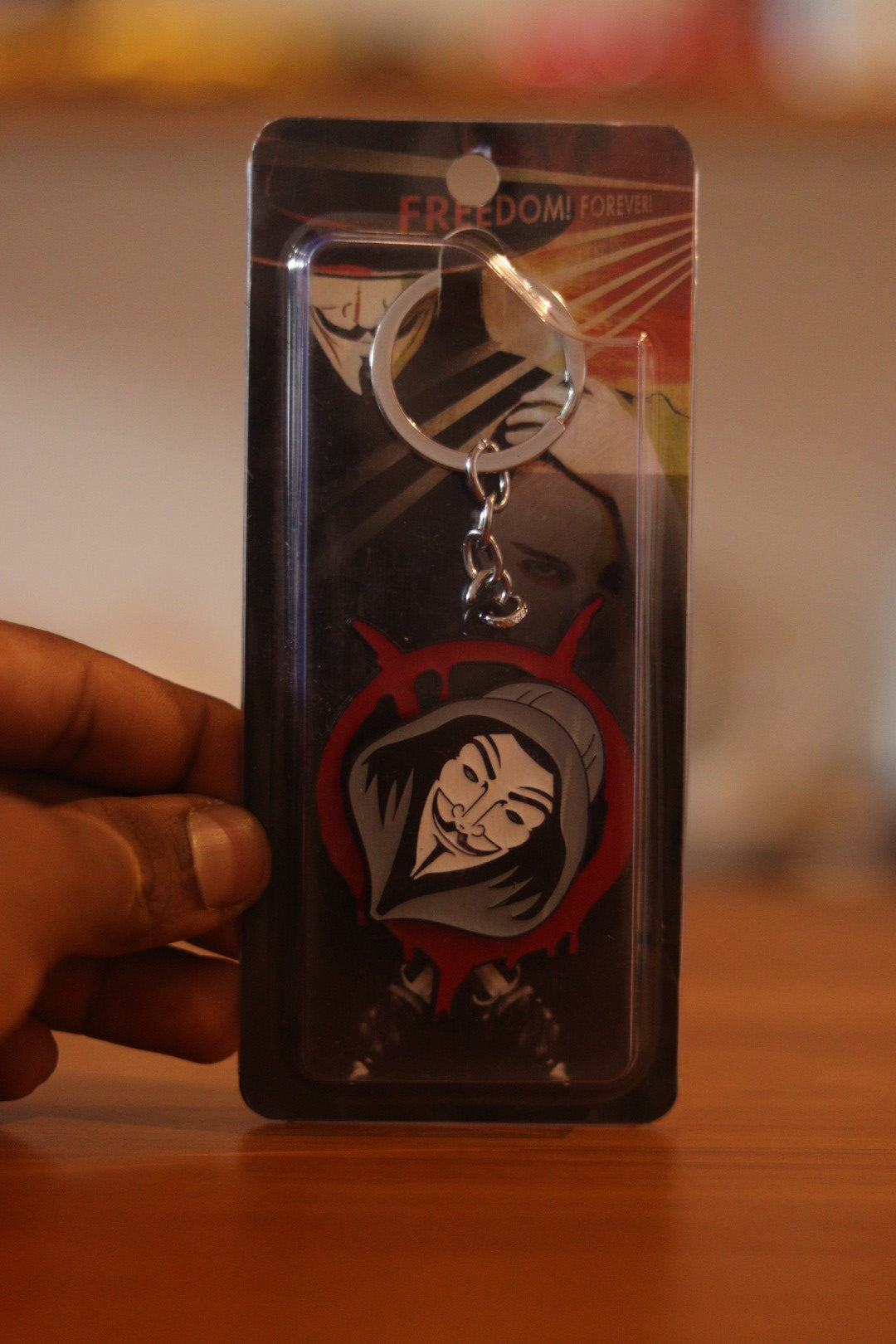 Vendetta Mask | Joker Mask Metal Keychain - Stylish & Durable Accessory | Onebest