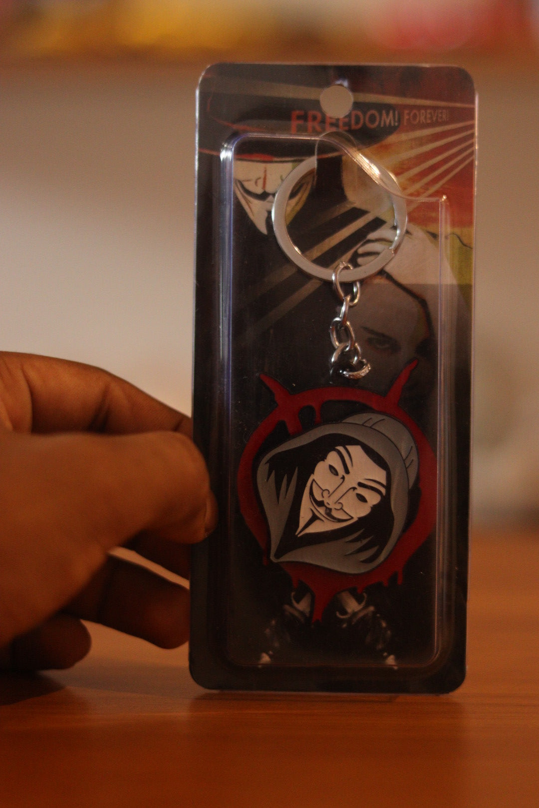 Vendetta Mask | Joker Mask Metal Keychain - Stylish & Durable Accessory | Onebest