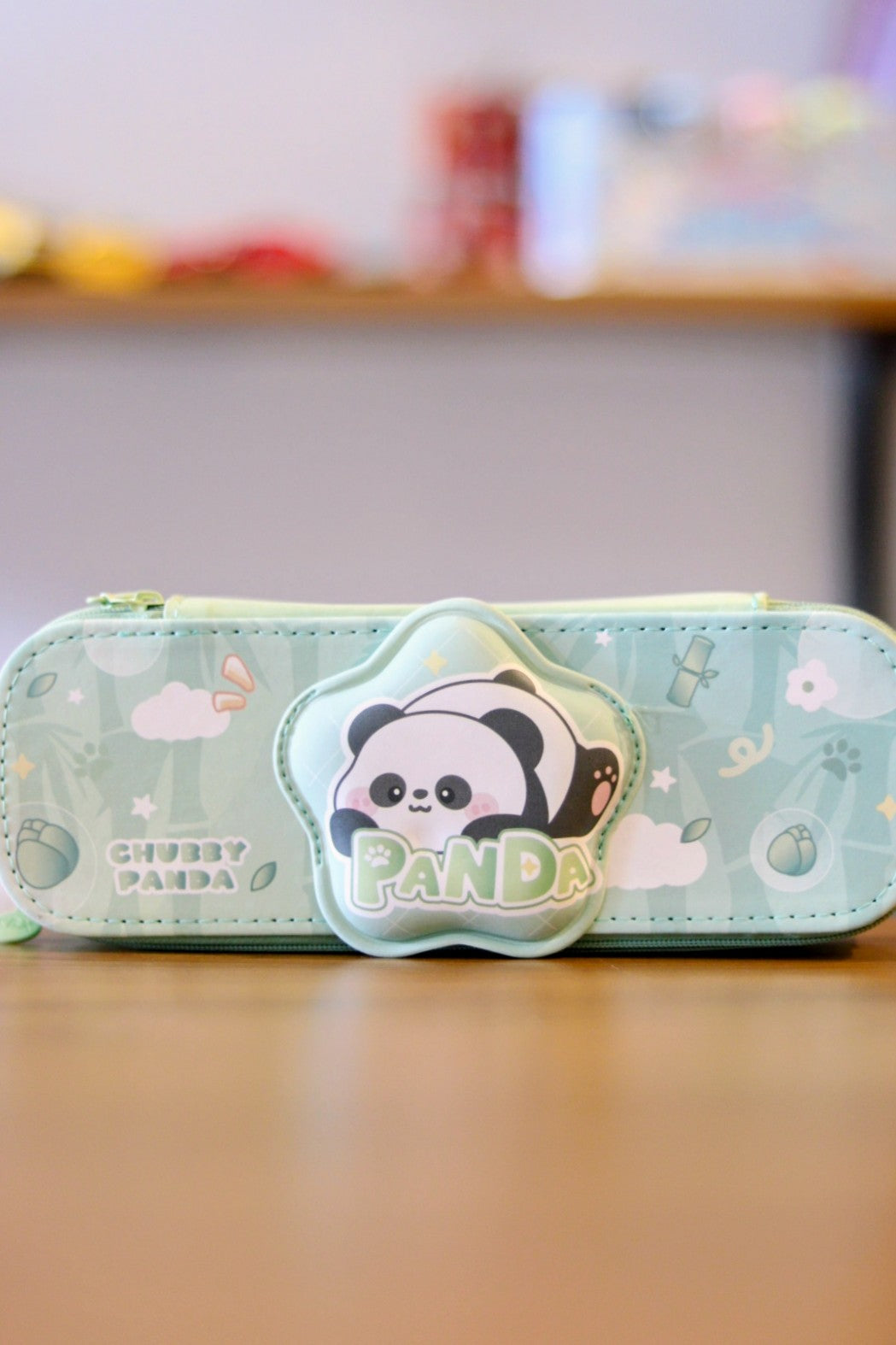 Panda Double Layer Pencil Pouch - Large Capacity Multi-Functional Case for Kids & Students | Onebest