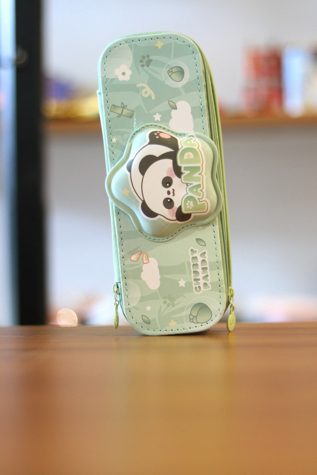 Panda Double Layer Pencil Pouch - Large Capacity Multi-Functional Case for Kids & Students | Onebest