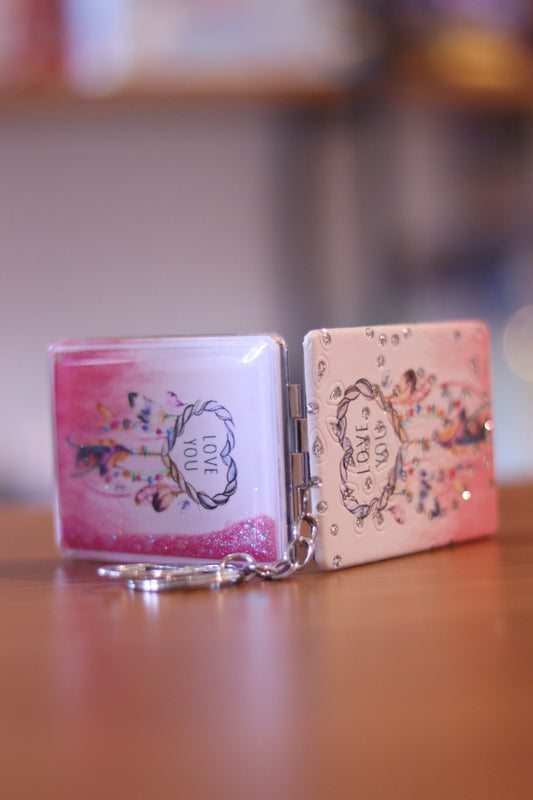 Art Designed Rectangle Pocket Mirror - Stylish & Portable Makeup Accessory | Onebest