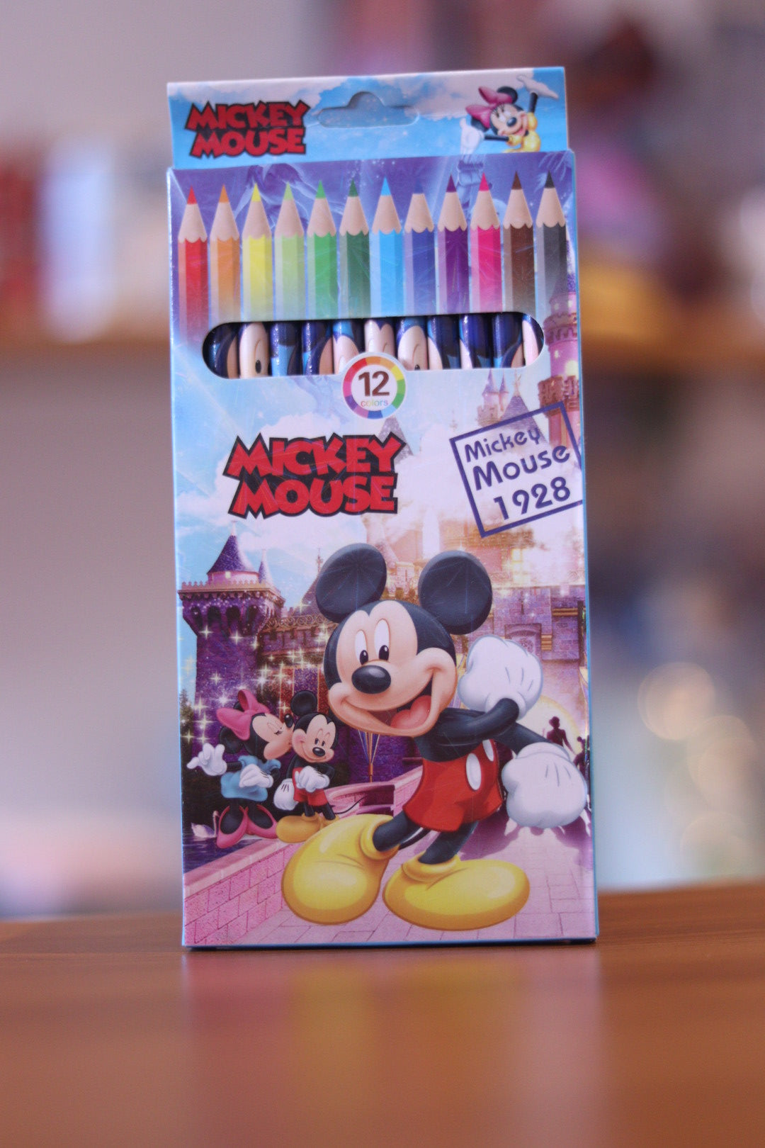 Mickey Mouse Cartoon Color Pencil Pack - 12 Colors | Onebest