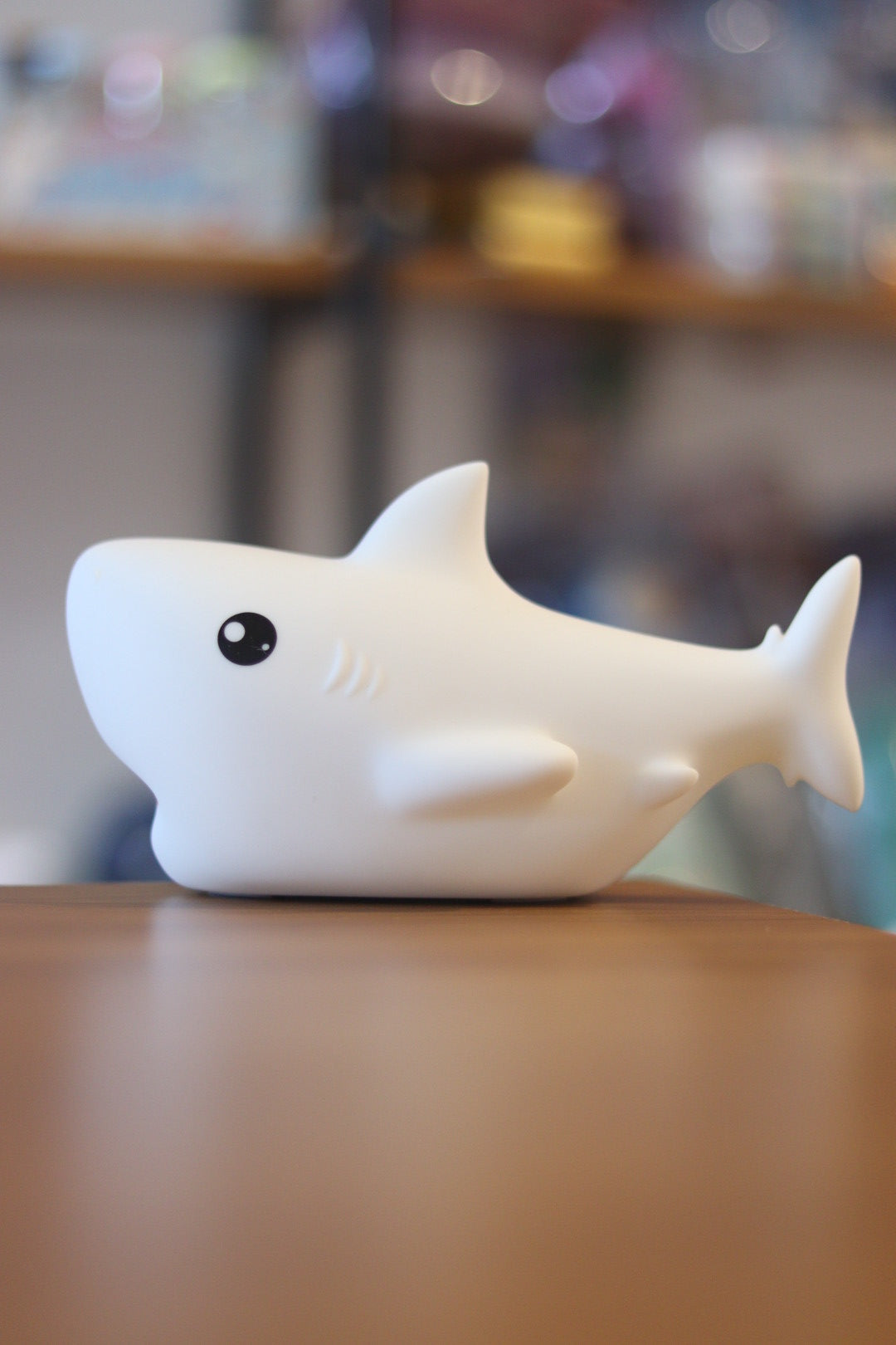 Cute Shark Silicone Night Light Lamp | 7 Color Changing USB Rechargeable LED Light for Kids Room & Baby Gift | Onebest