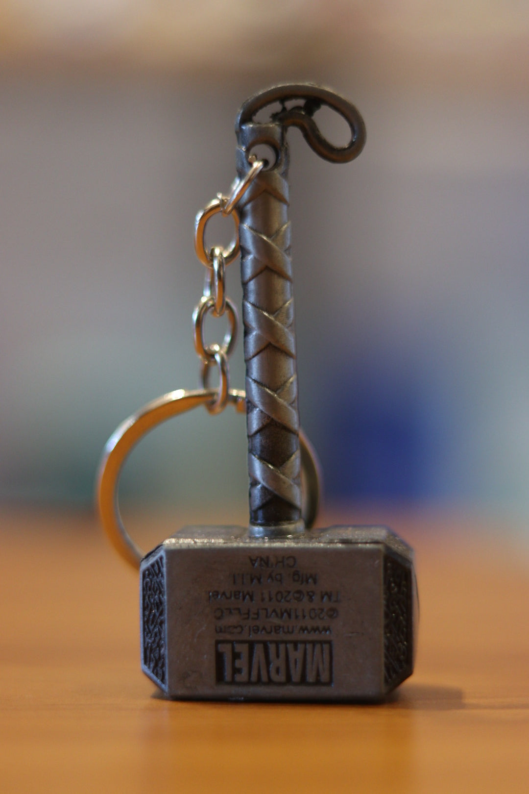 Thor Hammer Metal Keychain – Mjolnir Inspired Heavy Alloy Key Ring | Marvel Superhero Collectible Gift for Fans | Onebest