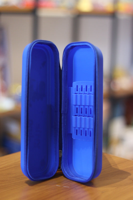 Dino EVA Hard Pencil Case with Fixed Pen Slots – Space Cartoon Zipper Stationery Box | Onebest