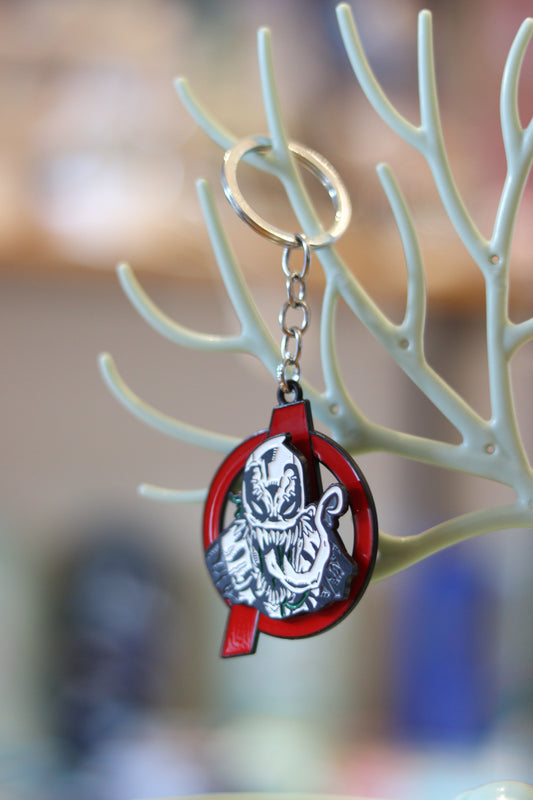 Venom Avengers Rotating Metal Keychain – 360° Spinner Superhero Key Ring | Onebest