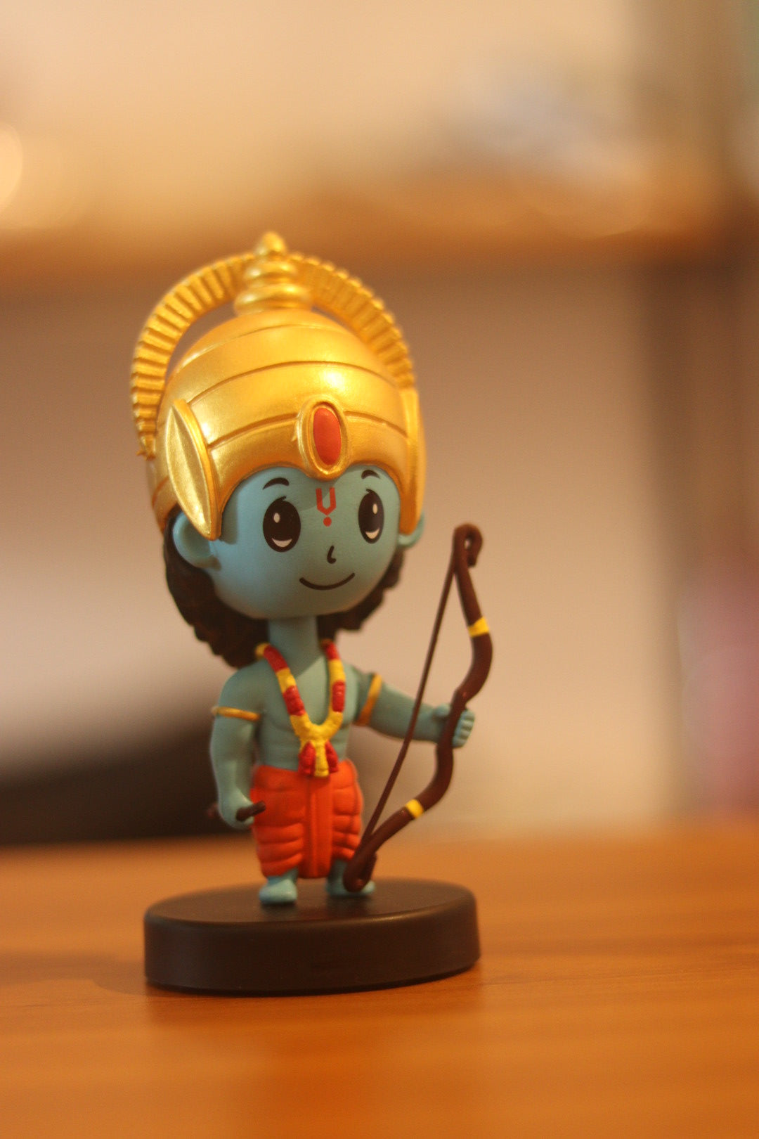 Lord Shree Ram Idol Bobblehead - Perfect for Car Dashboard, Office Desk & Home Decor | Onebest