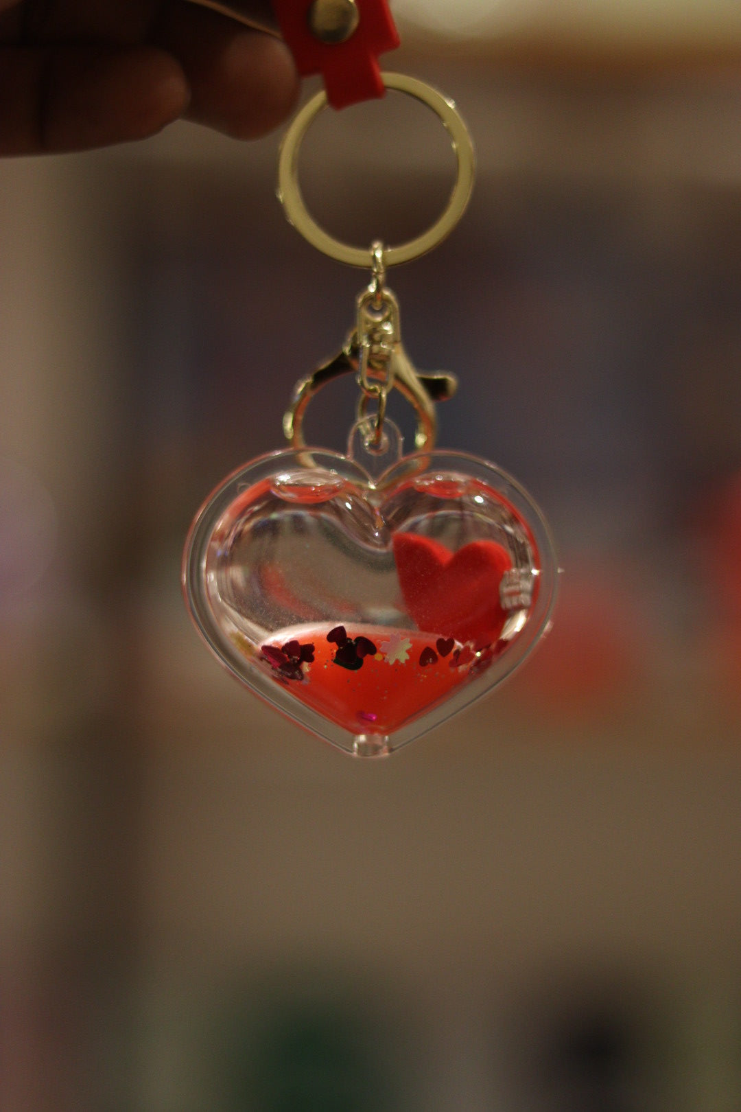 Mini Bottle Water Showpiece Heart Shape | Cute Decorative Gift Item | Onebest