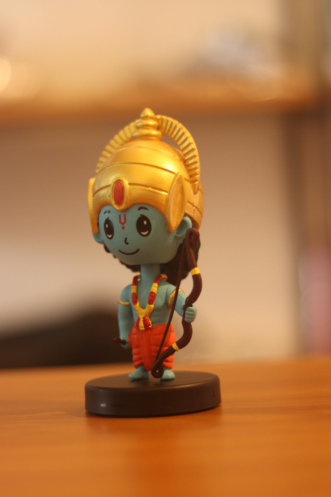Lord Shree Ram Idol Bobblehead - Perfect for Car Dashboard, Office Desk & Home Decor | Onebest