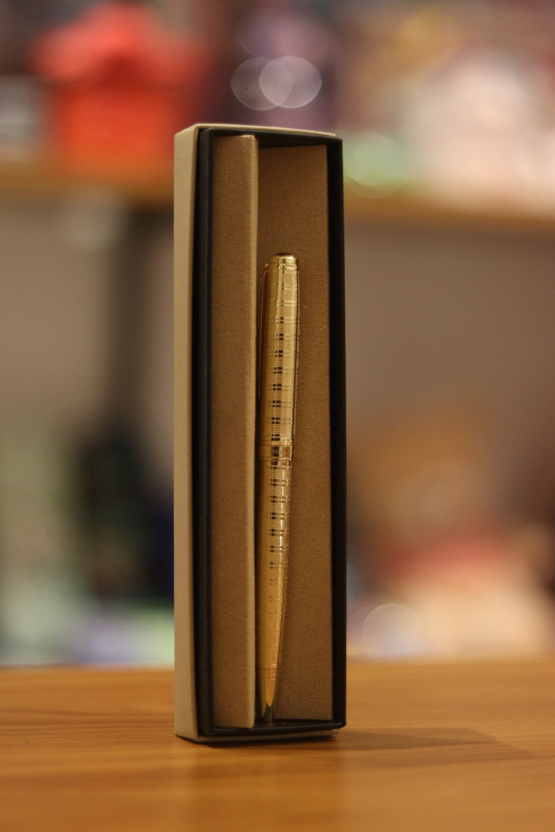 Parker Royal Golden Pen with Box | Luxury Ballpoint Gift Pen | Onebest