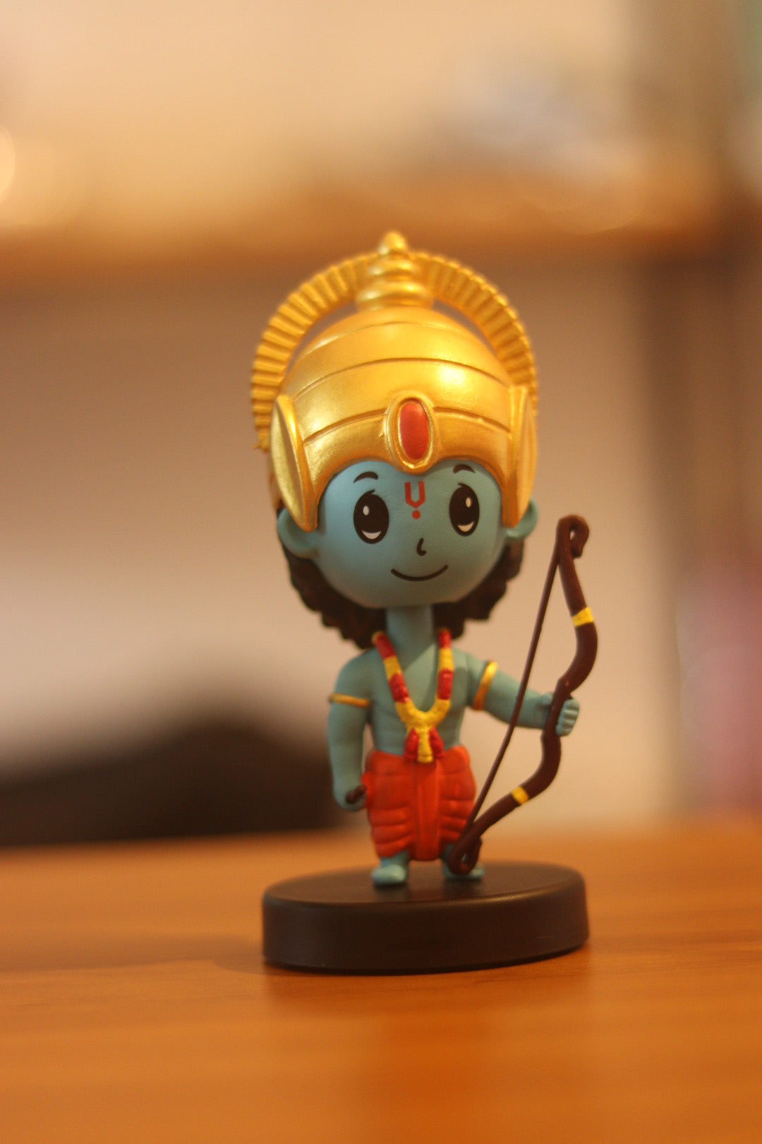 Lord Shree Ram Idol Bobblehead - Perfect for Car Dashboard, Office Desk & Home Decor | Onebest