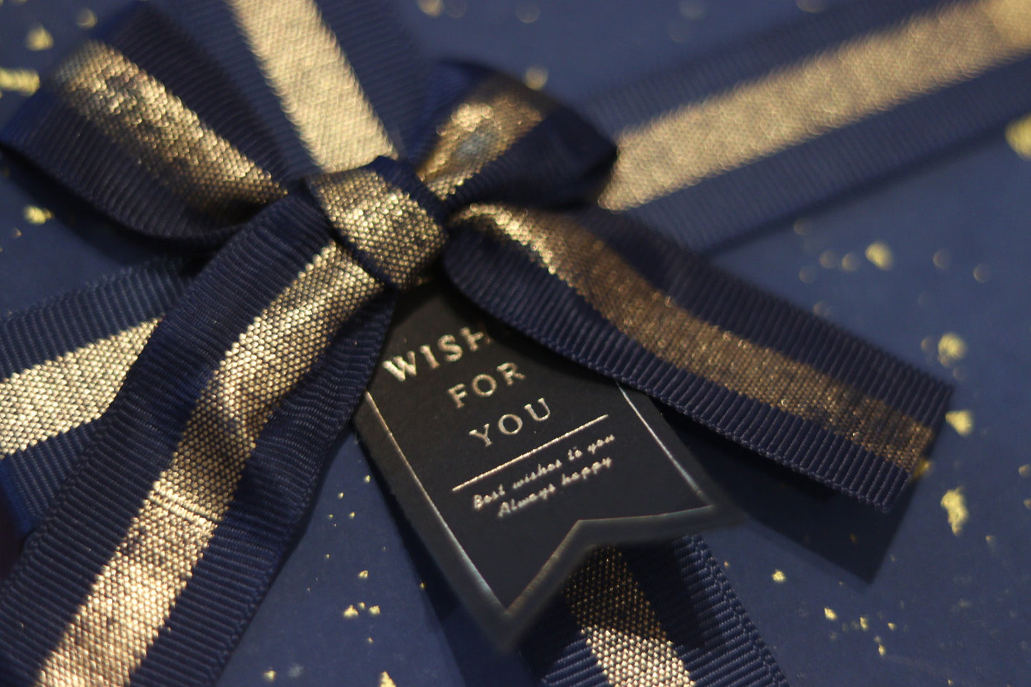 Elegant Black & Purple Gift Box with Ribbon - Premium M4 Quality (Small / Medium / Large) | Onebest