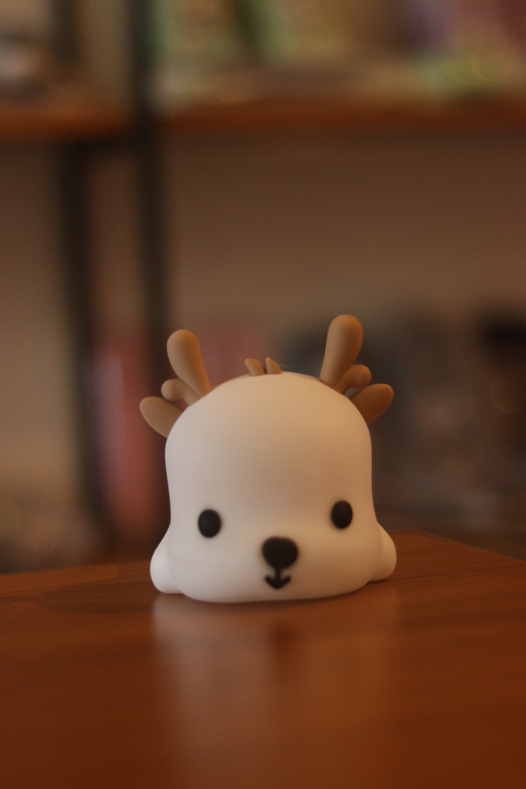 Cute Deer Silicone Night Light Lamp - USB Rechargeable LED with 7 Colors | Soft Nursery Light for Kids Room & Baby Gift | Onebest