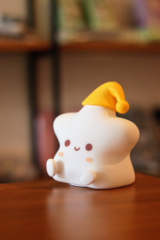 Silicone Star Night Light Lamp - USB Rechargeable LED with 7 Colors | Soft Nursery Light for Kids Room & Baby Gift | Onebest