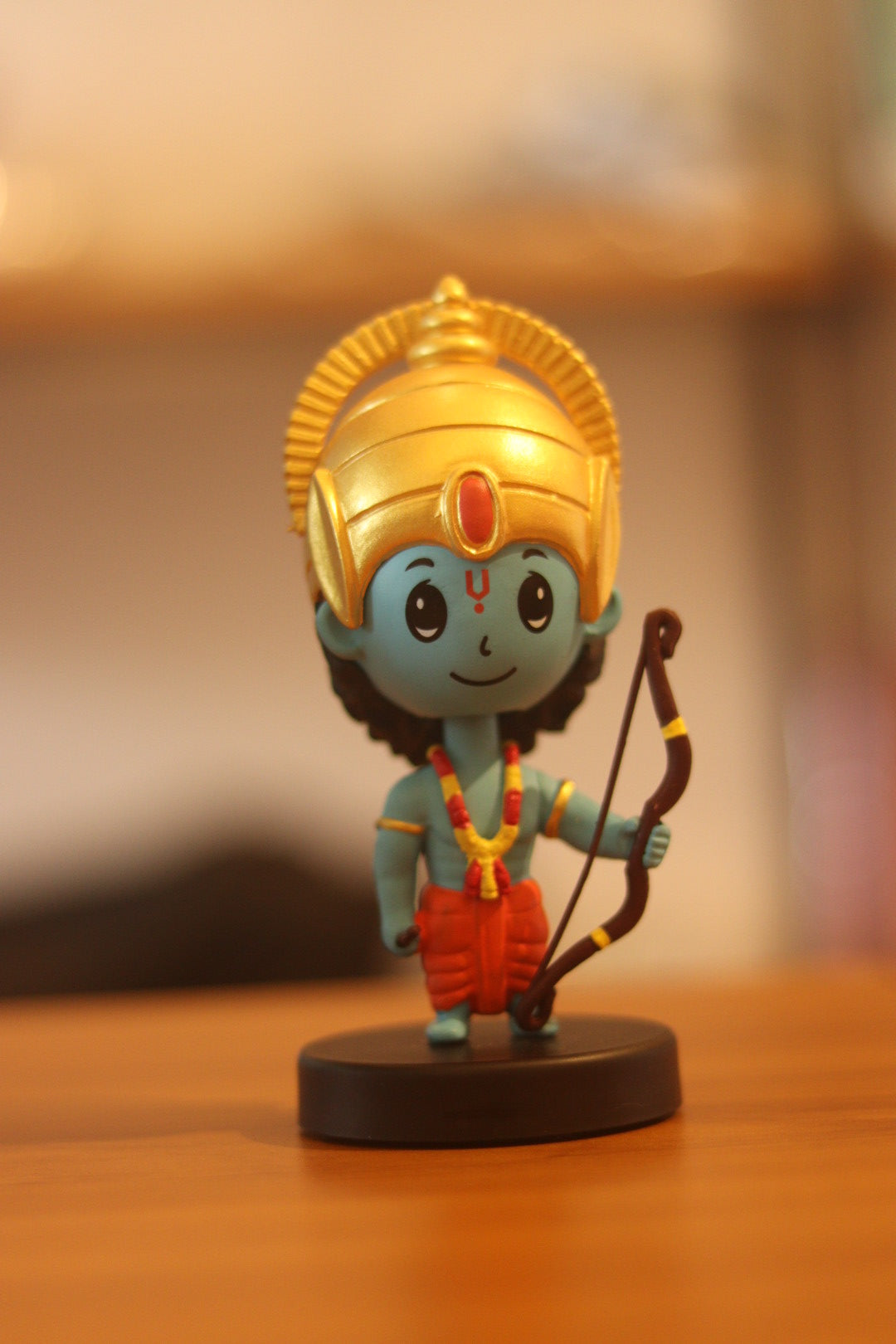Lord Shree Ram Idol Bobblehead - Perfect for Car Dashboard, Office Desk & Home Decor | Onebest