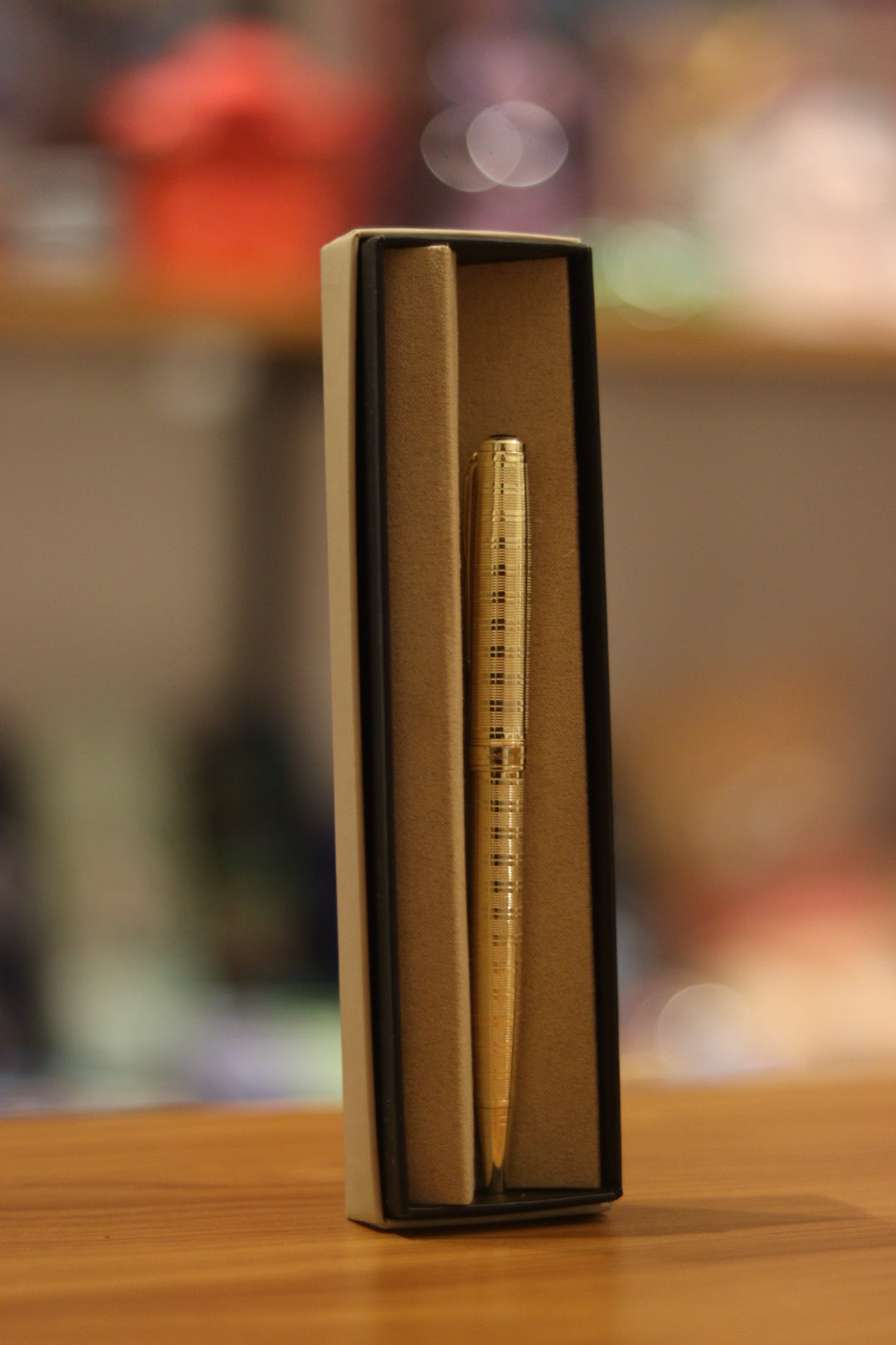 Parker Royal Golden Pen with Box | Luxury Ballpoint Gift Pen | Onebest