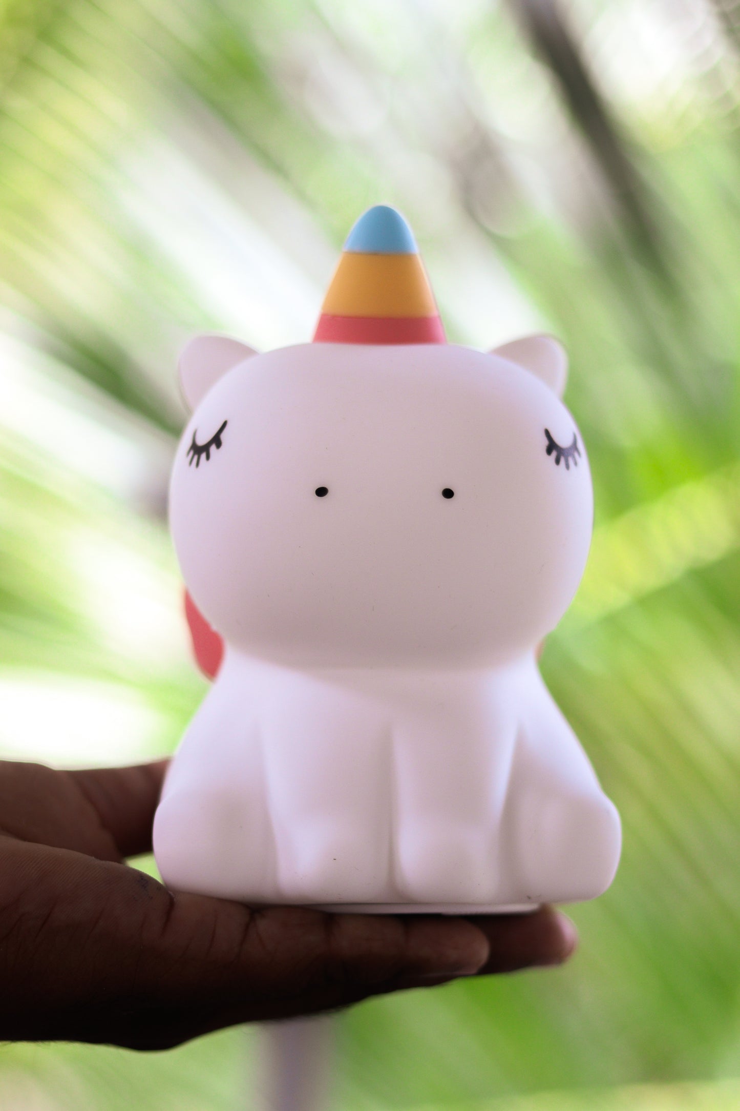 Cute Baby Unicorn Silicone Night Light Lamp - USB Rechargeable LED with 7 Colors | Soft Nursery Light for Kids Room & Baby Gift | Onebest