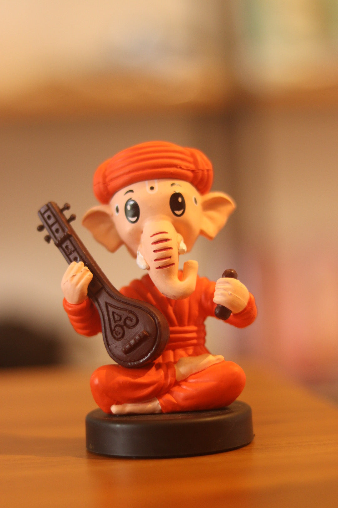 Sitting Lord Ganesha Bobblehead - Ideal for Car Dashboard, Office Desk & Home Decor | Onebest