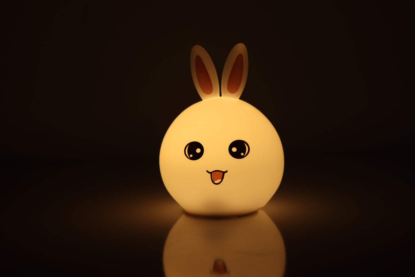 Rabbit Bunny Silicone Night Light Lamp – USB Rechargeable LED with 7 Colors | Soft Nursery Light for Kids Room & Baby Gift | Onebest