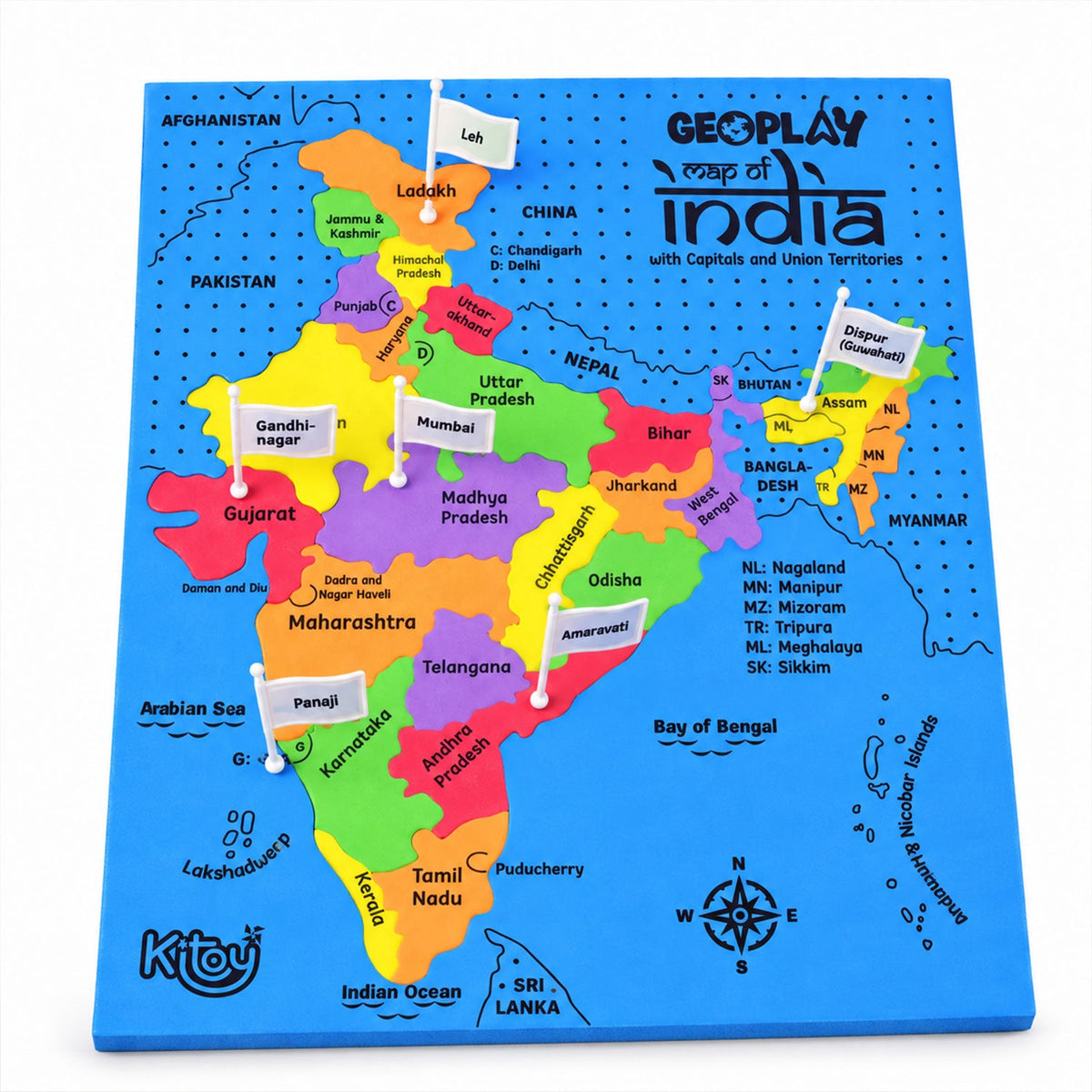 Map puzzle design view