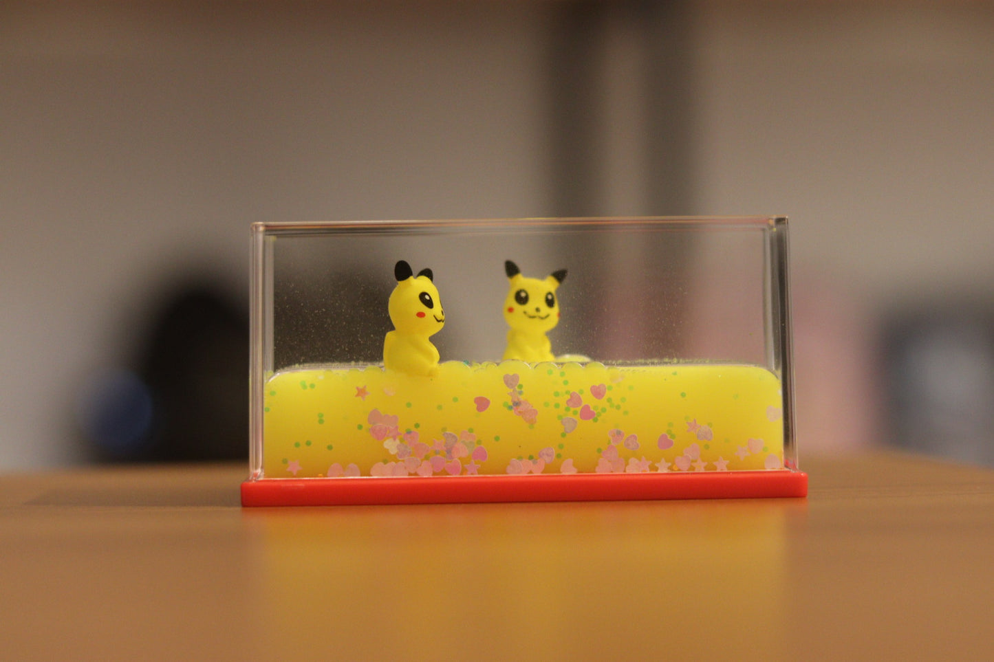 Pikachu Glass Water Showpiece - Cute Car Dashboard & Tabletop Decor | Onebest
