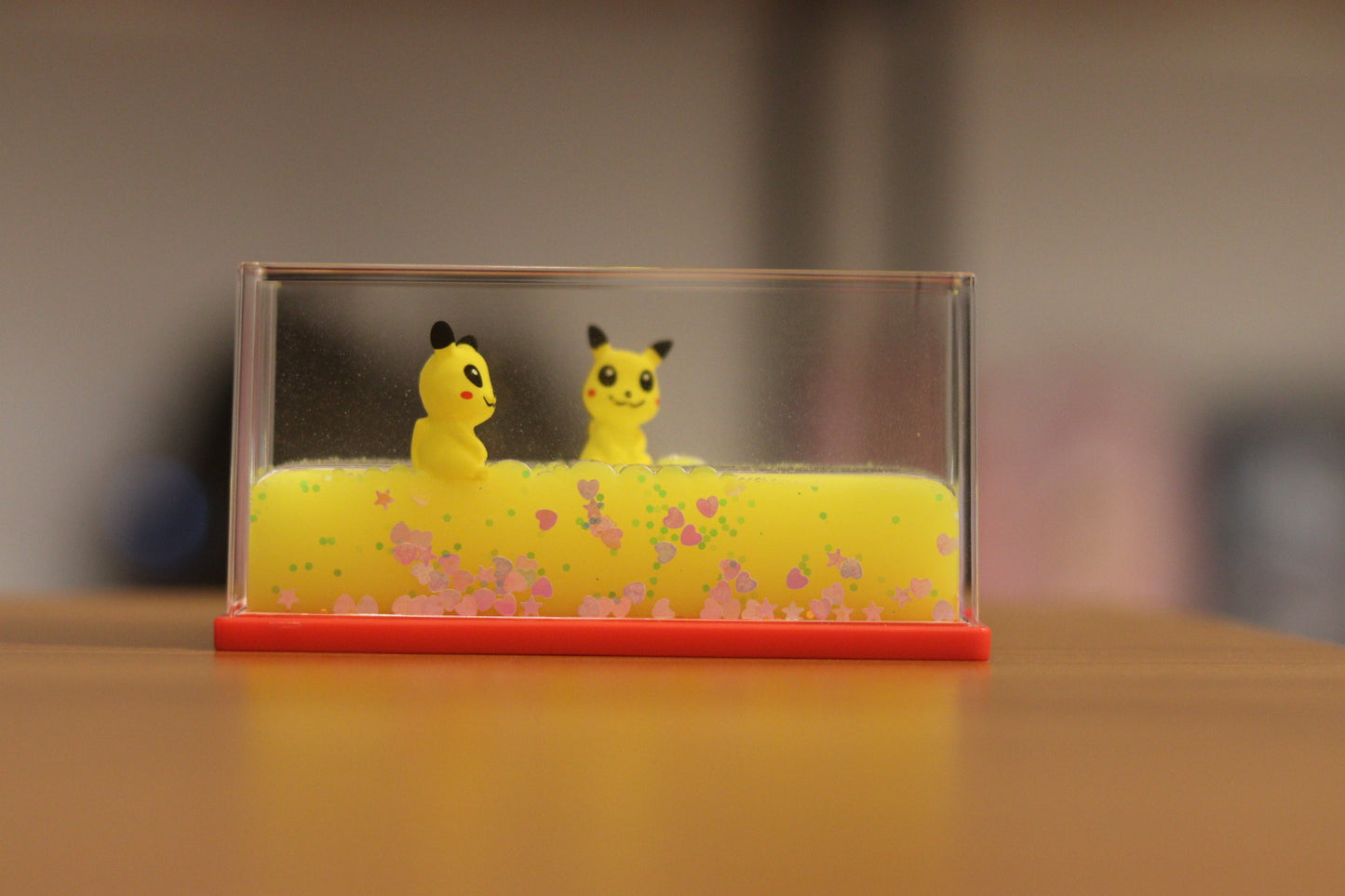 Pikachu Glass Water Showpiece - Cute Car Dashboard & Tabletop Decor | Onebest