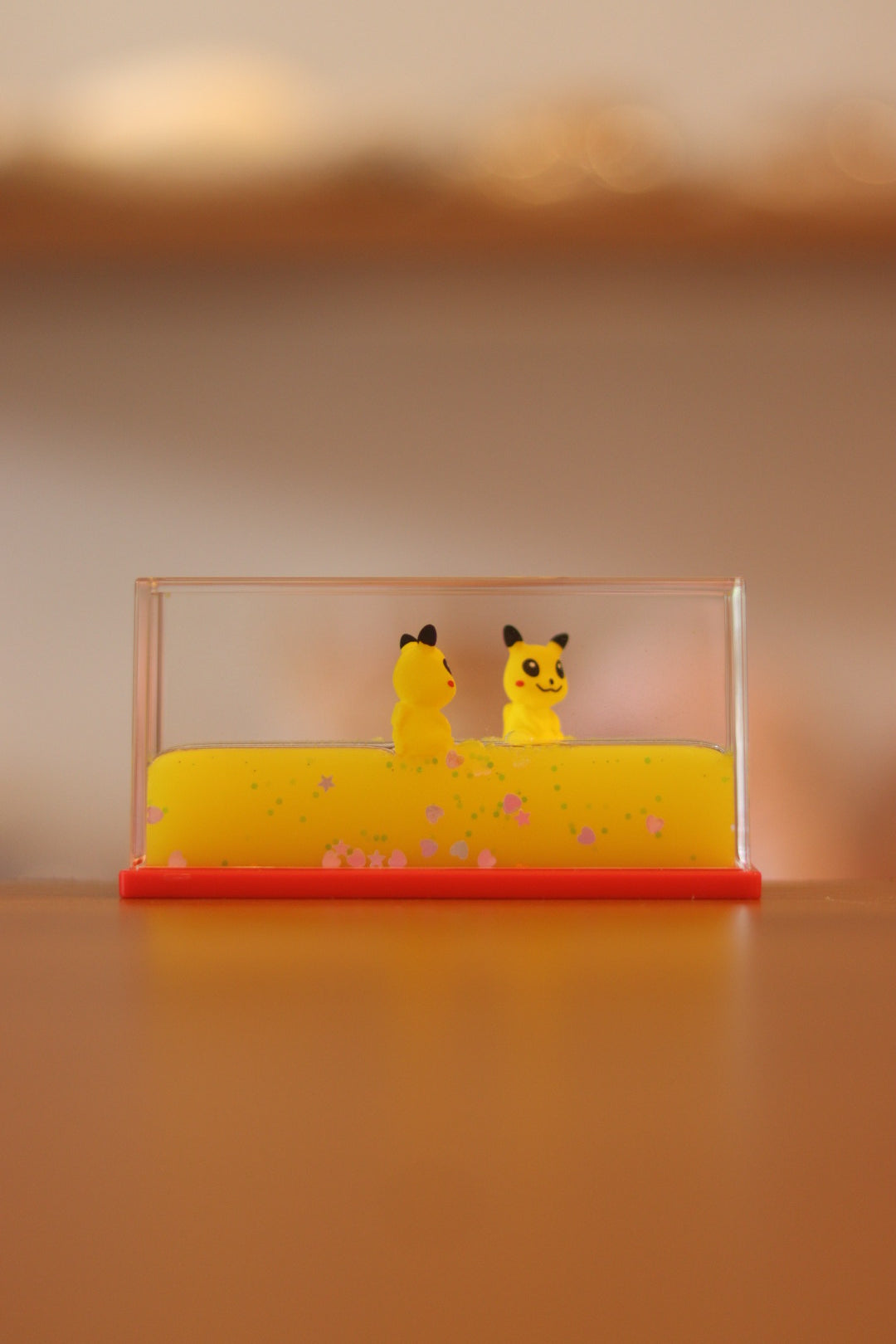 Pikachu Glass Water Showpiece - Cute Car Dashboard & Tabletop Decor | Onebest