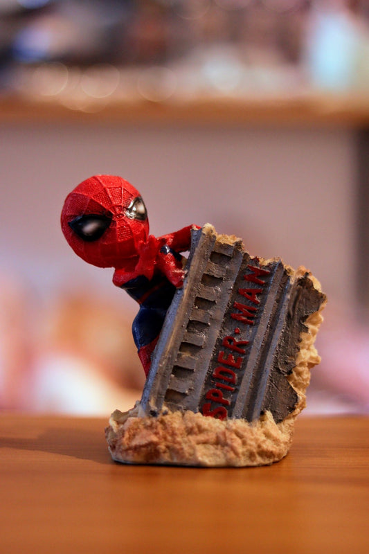 Spiderman Metal Pen Stand - Superhero Desk Organizer | Stylish Tabletop Accessory for Kids & Fans | Onebest