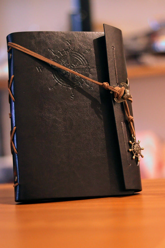 Retro Wheel Diary - A5 Size Vintage Design Notebook | Classic Journal for Writing, Gifting & Collecting | Onebest