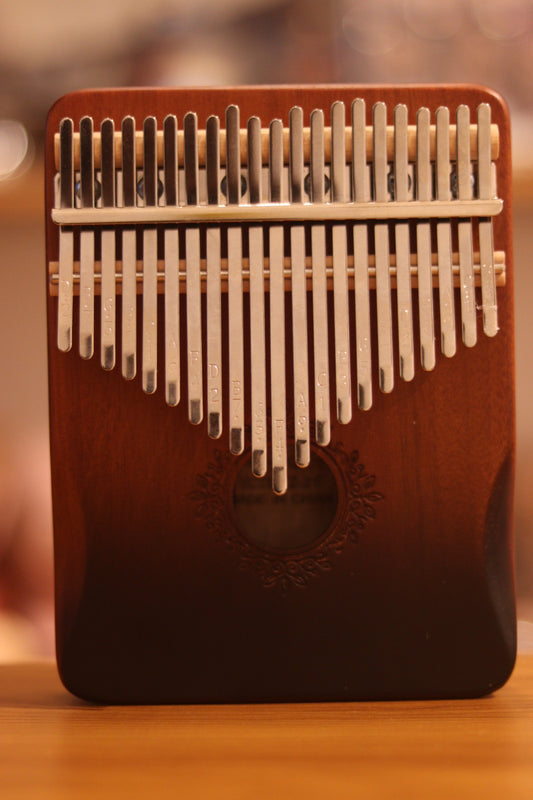 Thumb Piano 17-Key Kalimba - Engraved Notes with Tuning Hammer | Onebest