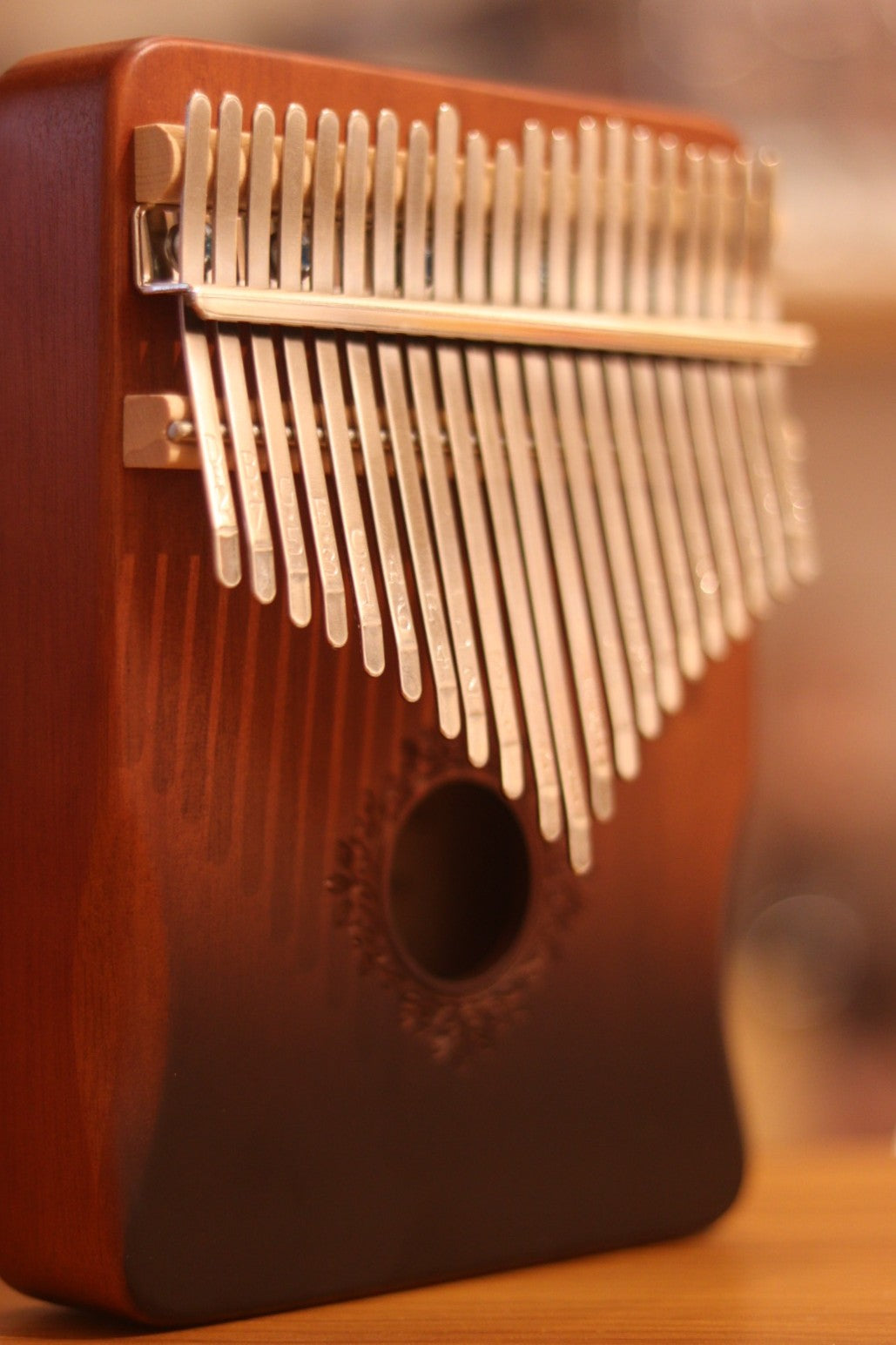 Thumb Piano 17-Key Kalimba - Engraved Notes with Tuning Hammer | Onebest