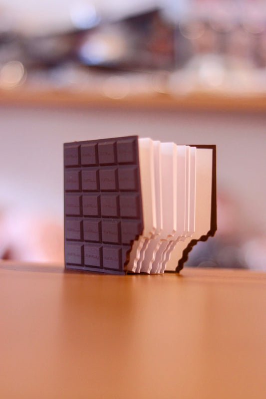 Chocolate Fragrance Diary - Scented Chocolate-Shaped Pocket Memo Notebook | Eaten Chocolate Design | Onebest