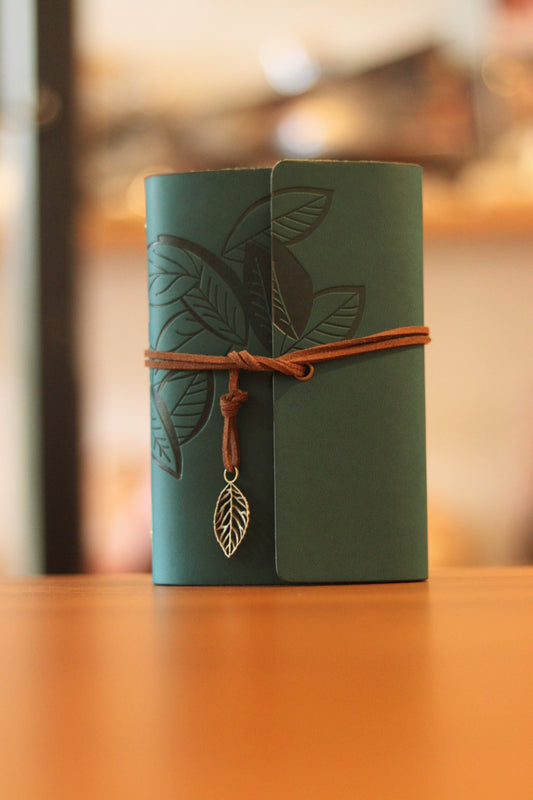 A6 Leaf Design Diary - Small Elegant Notebook for Notes, Journaling & Gifting | Onebest