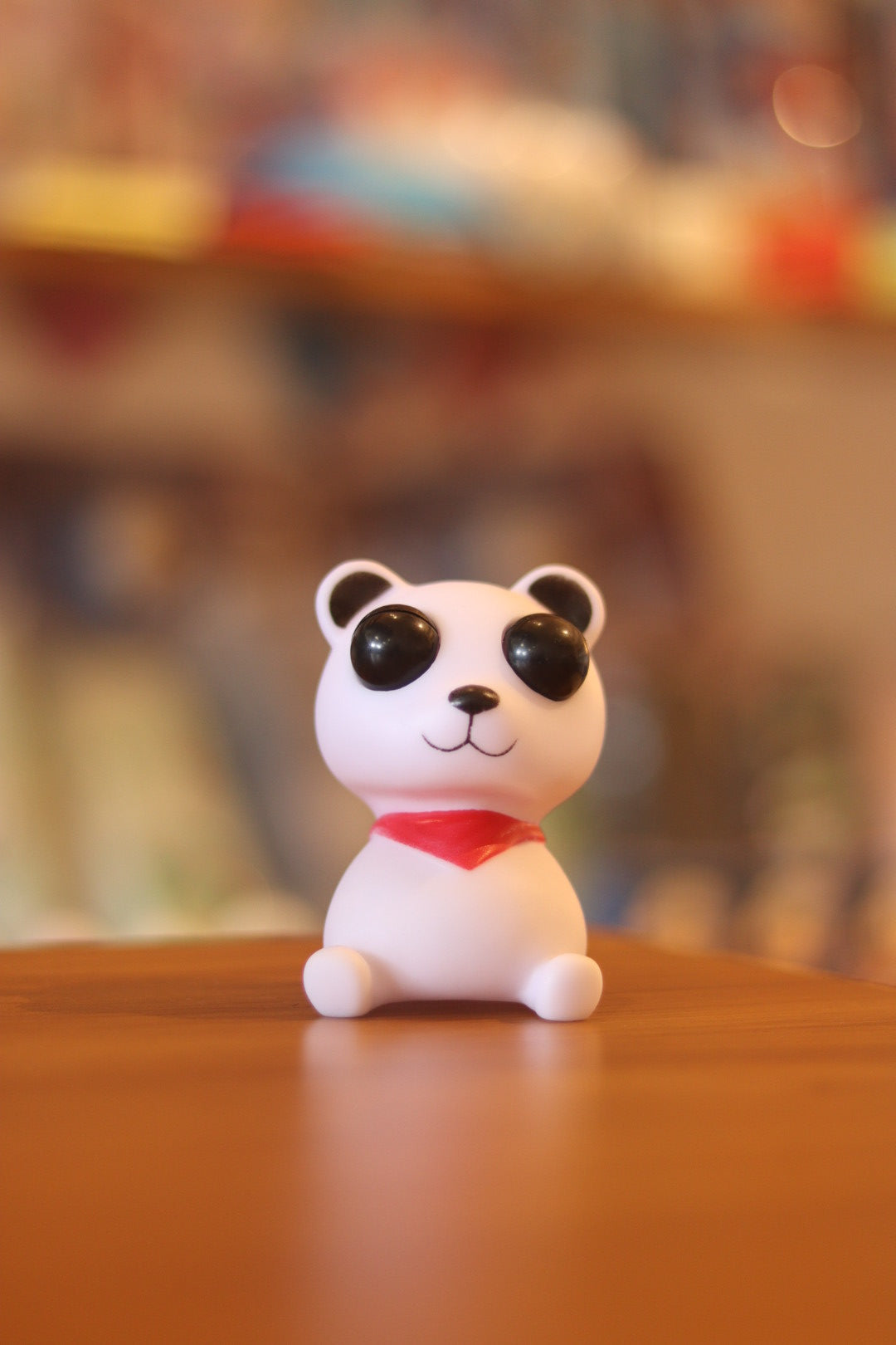 Squishy Eye Popping Panda Stress Relief Toy - White and Black Squeeze Toy | Onebest