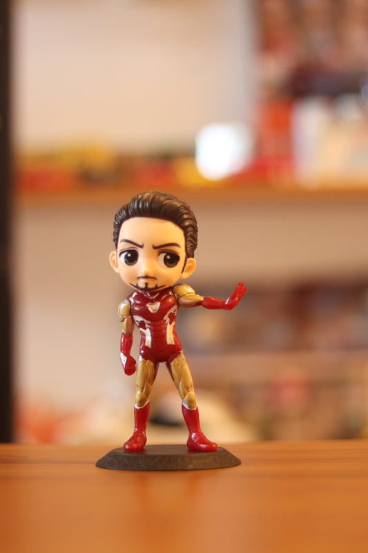Iron Man Q Posket Action Figure Without Mask | Marvel Superhero Collectible | Onebest