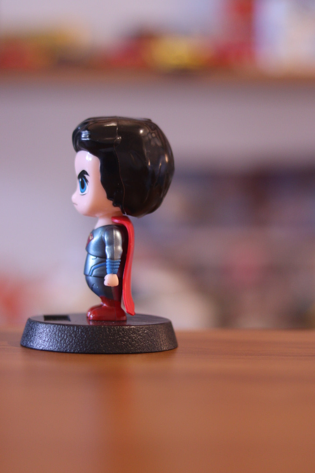 Cute Superman Solar Powered Bobblehead | Dashboard Car Toy | Wobble Action Figure | Onebest