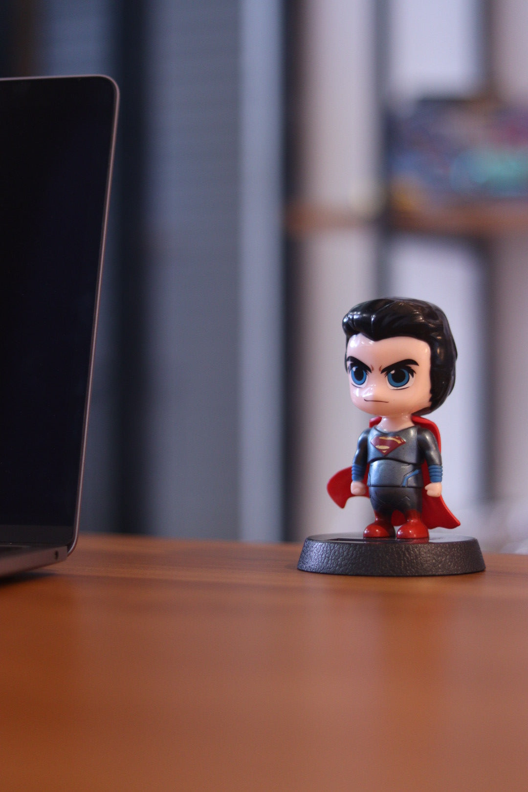 Cute Superman Solar Powered Bobblehead | Dashboard Car Toy | Wobble Action Figure | Onebest
