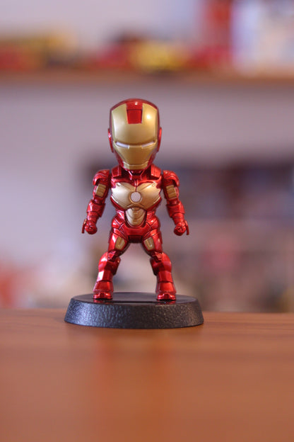Iron Man Solar Powered Bobblehead | Wobble Toy for Car Dashboard or Desk | Onebest