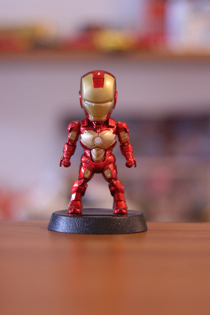 Iron Man Solar Powered Bobblehead | Wobble Toy for Car Dashboard or Desk | Onebest
