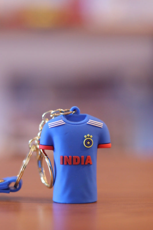 MS Dhoni Thala 07 Cricket Jersey Keychain | 3D Rubber Silicone | Indian Sports Player | Onebest