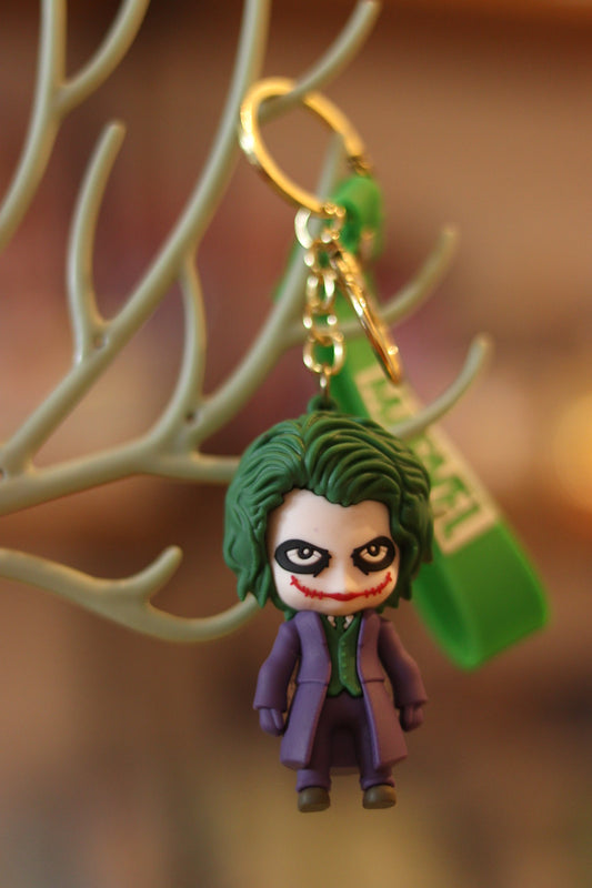 Joker 3D Keychain - DC Villain Rubber or Silicone Key Ring for Boys & Collectors | Onebest