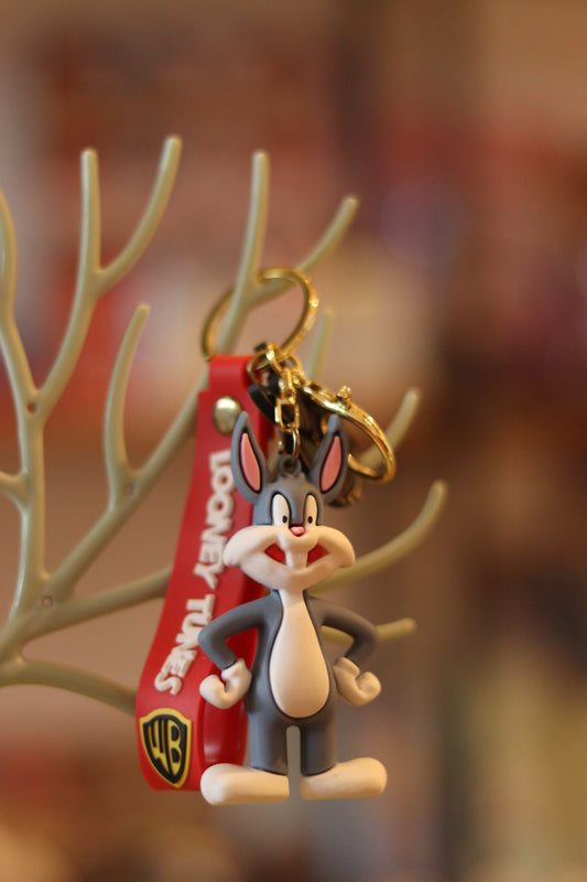 Looney Tunes 3D Keychain - Bugs Bunny, Tweety Rubber Keyring | Onebest