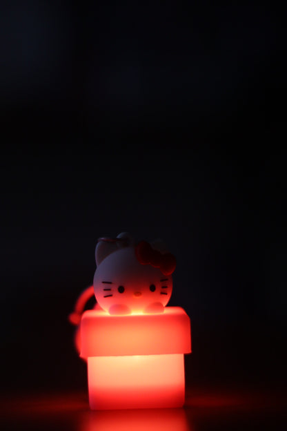 Silicone Kuromi Lamp Keychain with Light | Cute LED Anime Key Ring | Onebest
