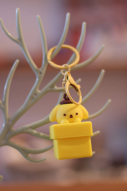 Silicone Kuromi Lamp Keychain with Light | Cute LED Anime Key Ring | Onebest