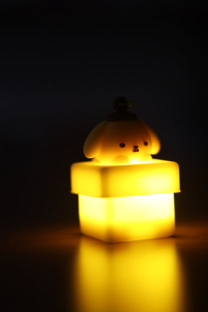 Silicone Kuromi Lamp Keychain with Light | Cute LED Anime Key Ring | Onebest