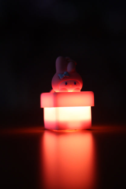 Silicone Kuromi Lamp Keychain with Light | Cute LED Anime Key Ring | Onebest